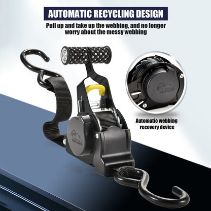 🔥Christmas Sale 49% OFF – Pro Reinforced Heavy-Duty Auto-Retractable Ratchet Straps