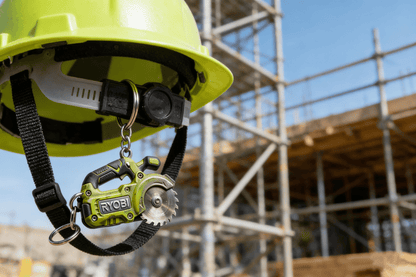 🪚2-in-1 Ryobi-Inspired Mini Saw Keychain: Real Micro Cutting Tool + Tool Enthusiast Collectible