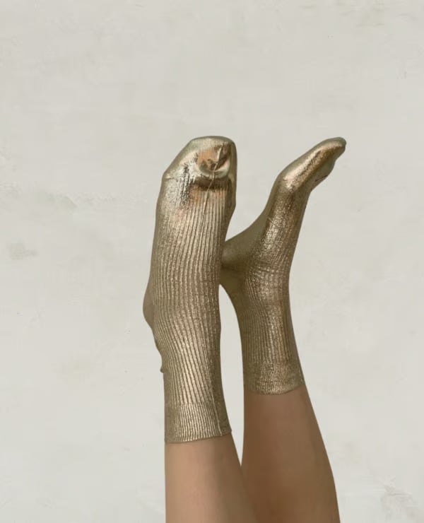 🎅Christmas Hot Sale 49% OFF - Metallic Silk Sock